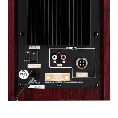Rockville TM80C Cherry Powered Home Theatre Tower Speakers 8" Sub/Bluetooth/USB image 5