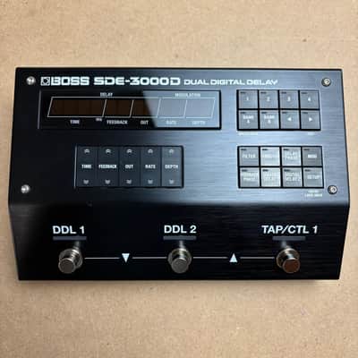 Boss SDE-3000D Dual Digital Delay 2023 - Present - Black image 1