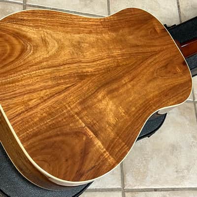 2025 Gibson J-45 Koa Carpathian Spruce Acoustic Guitar Honeyburst image 5