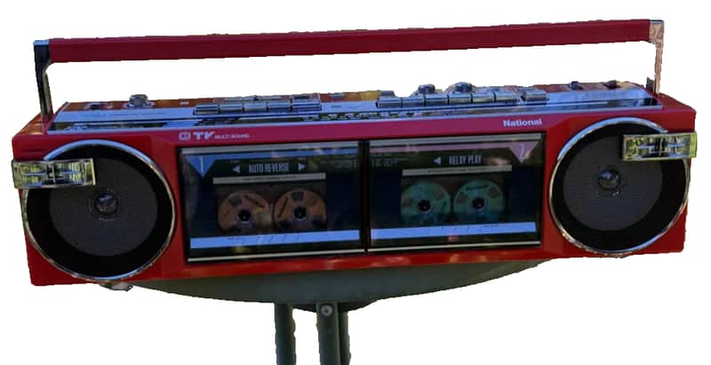 National RX-F22 Rare Vintage Cassette Deck Boombox Japan Serviced Warranty image 1