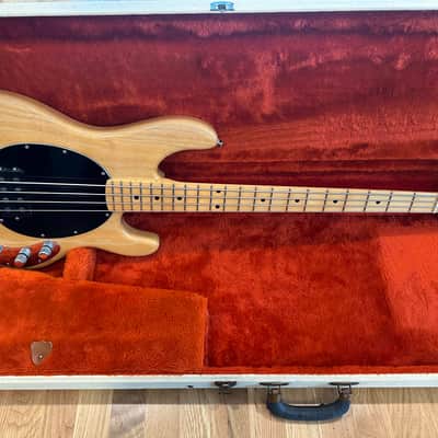 1982 Music Man Stingray Bass - Natural-OHSC image 19