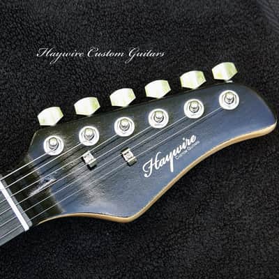 Black Mahogany Vintage Telecaster Guitar +Matching Headstock + Maple/Ebony Neck + Matching Mini-Humbucker and Tele Pickups + Treble-Bleed Circuit + Leveled + Crowned and Polished Frets +12" Radius+ Ebony/Maple Neck + Low Action + Perfect Setup image 7