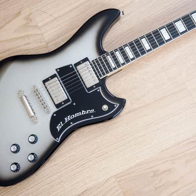 2015 Bilt El Hombre Deluxe Electric Guitar Silverburst Lollar Imperials Ebony Fretboard w/ohc image 1