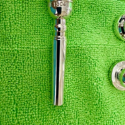 Schilke Trumpet Mouthpiece Size 15C4 1990's - Silver Plated image 3