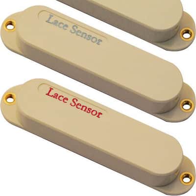 Lace Sensor Blue Silver Red Strat Value Pack pickup set - cream image 1