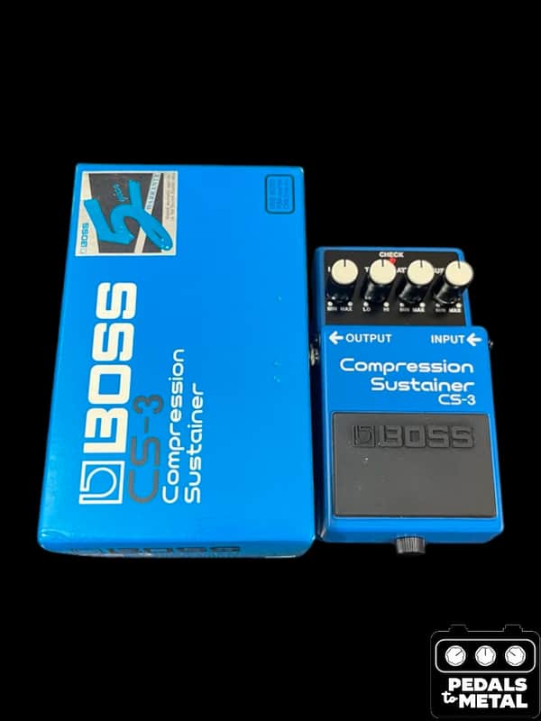 Boss CS-3 Compression Sustainer (Black Label) 1986 - 1992 - Blue - X18826 image 1