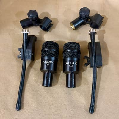 USED Audix D2 Hypercardioid Dynamic Drum / Instrument Microphone 2010s - Black image 4
