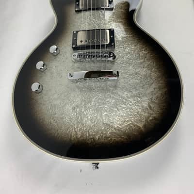 ESP Eclipse Custom Silver Liquid Metal Burst LEFT HANDED Electric Guitar LH + Hard Case MIJ - NEW - IN STOCK image 5