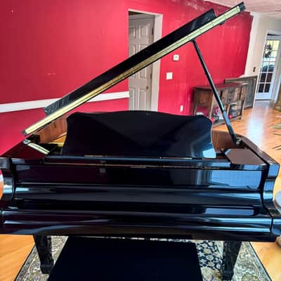 Bergmann Baby Grand Piano – 5' – Polished Ebony image 6