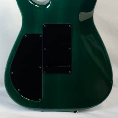 Tom Anderson Angel, Flame Maple Top, Ziricote FB, HC1/HC2+, Cajun Key Lime to Teal Burst, w/Bag image 15