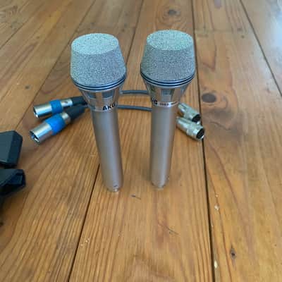 2x AKG D190 C Vintage Microphones (Stereo Pair) image 7