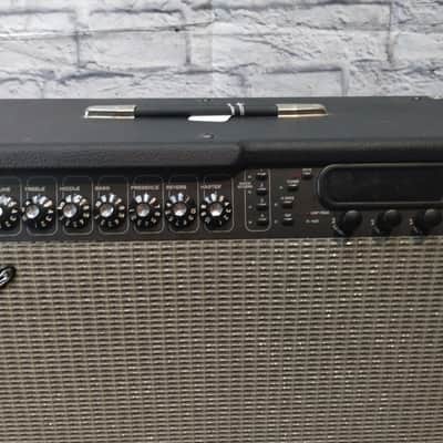 Fender Cyber Twin Combo Amp with Cover and 4-Button Footswitch Guitar Combo Amp image 3