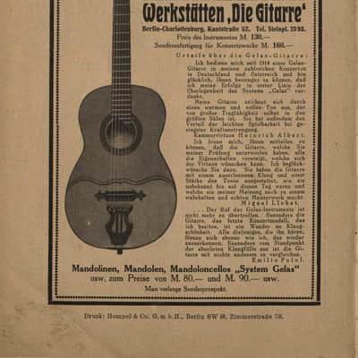 Lucien Gelas 1956 double top classical guitar - very interesting construction + extremly good sounding historical guitar - video! image 14