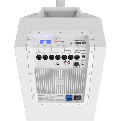 Electro-Voice Evolve 50M Powered Column Speaker - White image 5
