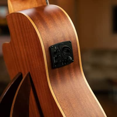 Ortega RCE131 Family Series Pro Solid Cedar Top Mahogany Neck Cutaway Nylon 6-String Classical Acoustic-Electric Guitar w/Gig Bag image 15