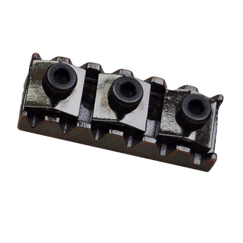 Authentic Floyd Rose Original Left Handed Locking Nut - Vintage Copper / L2 image 1