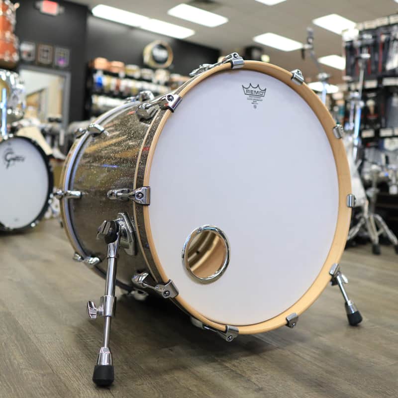 Used Pearl Masters MCX All Maple 18x22" Bass Drum (Bronze Glass) image 1