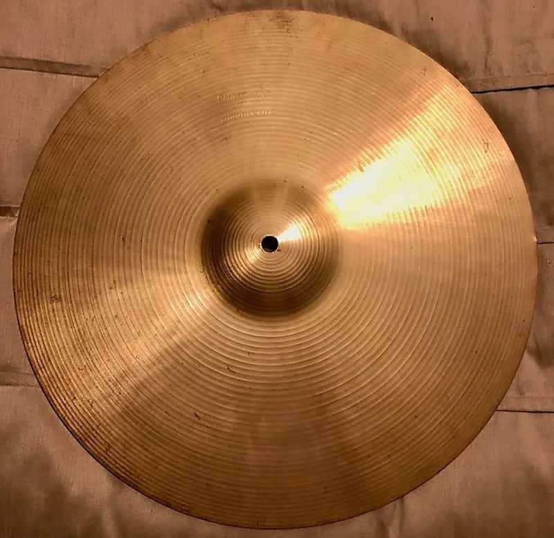 Paiste 16" Formula 602 "Pre-Serial" Thin Cymbal 1959 - 1971 image 1