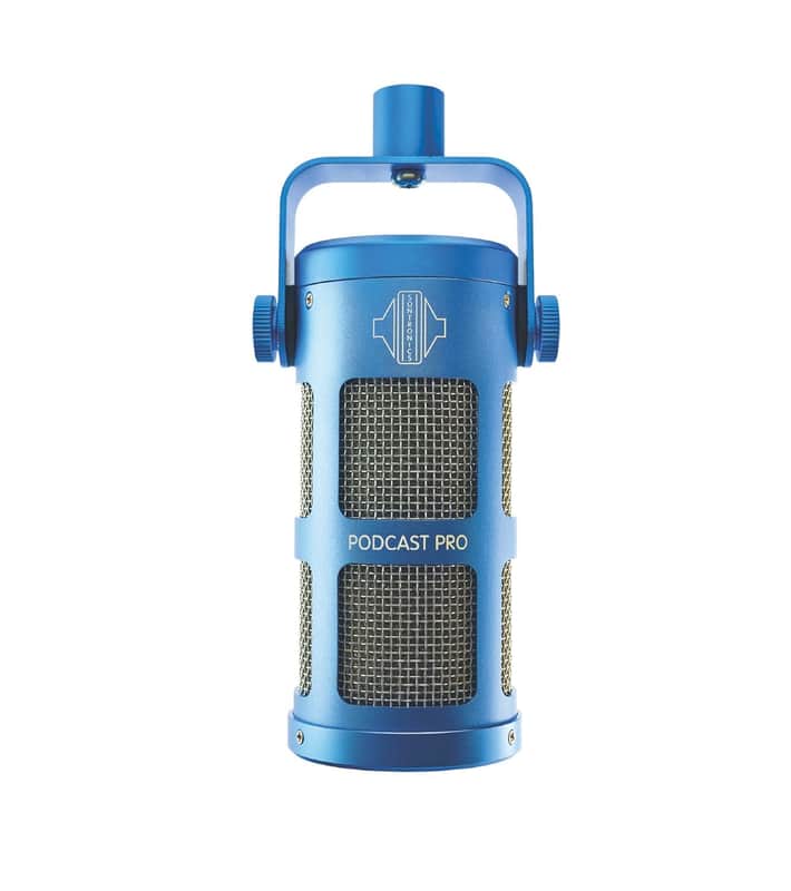 Sontronics Podcast Professional Dynamic Mic for Podcast, Broadcast, Streaming, Gaming & VC - XLR Connection, No Phantom Power Required - Lifetime Microphone Warranty - Designed & Built in UK (Blue) image 1