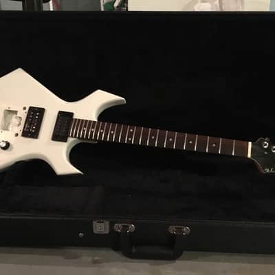 B.C. Rich Warlock NJ Series Project 80s White image 1