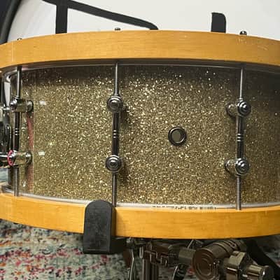 Gretsch - Mark Schulman Collection 6.5x14" New Classic Maple Snare Drum w/ Wood Hoops — Vintage Glass Nitron image 9