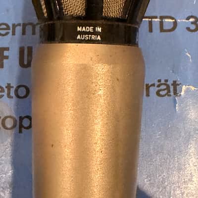 AKG D 1000E Cardioid Dynamic Microphone 1970s - Silver image 3
