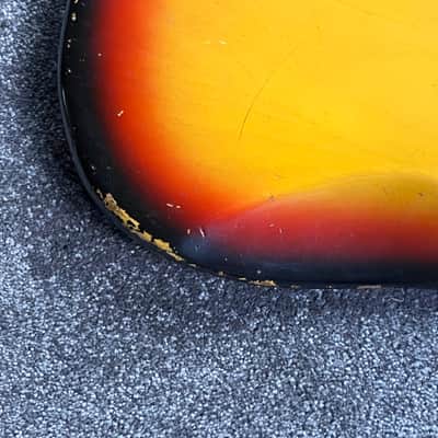 1966 Fender Jazzmaster guitar body sunburst image 8