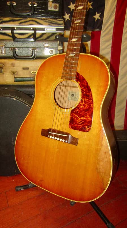 1965 Epiphone FT-79 Texan Sunburst w/ Original Hardshell Case image 1