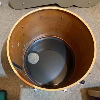 RARE Vintage Noble & Cooley Star Series 22 x 18" Bass Drum in Honey Amber Gloss image 16