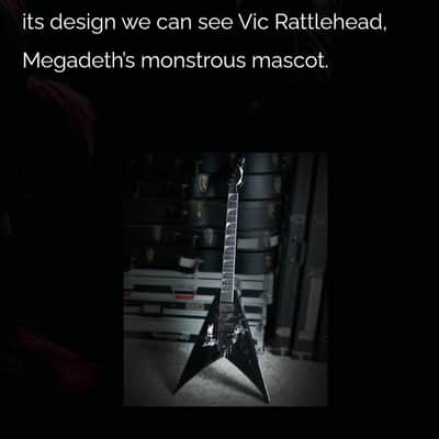 Dean Dave Mustaine VMNT - Vic Rattlehead/Black image 11
