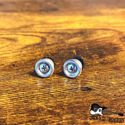 MIJ Heavy Duty Strap Buttons *USED* (1960s - Chrome) image 4