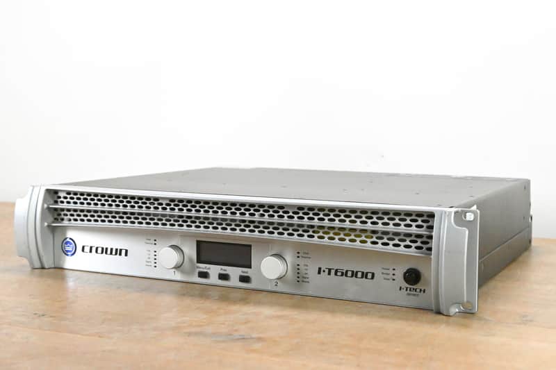Crown I-Tech 6000 2-Channel Power Amplifier CG012DS image 1