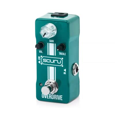 SCURU Overdrive Guitar/Bass Effect Pedal GAIN/VOL/TREBLE Versatile Made By CALINE image 3