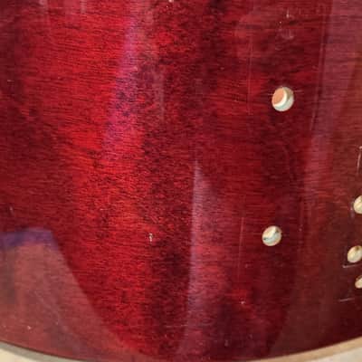 Tama Mastercraft Aw456 Artwood 14x6.5 Birch Snare Shell. Cherry Wine lacquer image 19