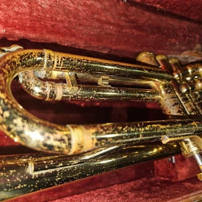 Getzen Elkhorn trumpet with case/mouthpiece. USA. Good playing condition. image 7