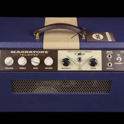 Magnatone Eddie's Exclusive Twilighter 1x12 Combo - Plum & Vanilla Bronco #9103 image 4