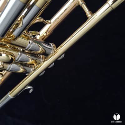 First Yamaha YTR-1 Lacquered Brass made in Japan,designed by Schilke gamonbrass image 12