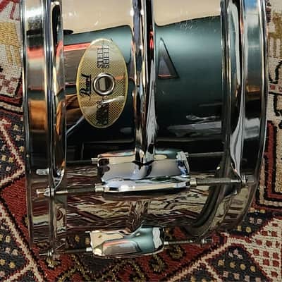 STUDIO SALE! Pearl SensiTone Mirror Chrome SS1455S/C 14x5.5" 8 Lug COS Snare 2000s Taiwan image 3