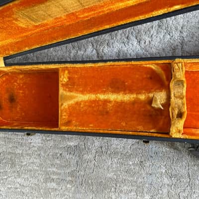 Vintage 1968 Gibson Les Paul Custom / Standard Case – 535 Orange Tolex – Excelsior/Stanford Latches image 5