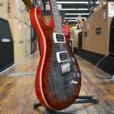 Paul Reed Smith SE Custom 24-08 Electric Guitar Charcoal Cherry Burst w/Padded Gig Bag image 2