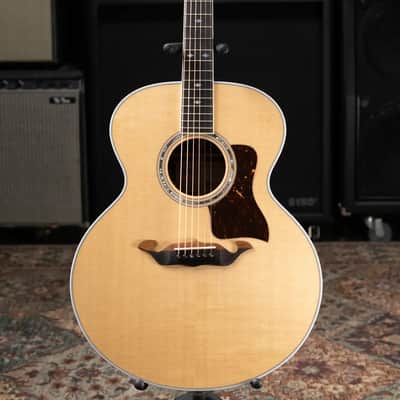 Taylor Legacy 815e Deep Body Jumbo Acoustic/Electric Guitar - Natural with Hardshell Case - Prototype image 4
