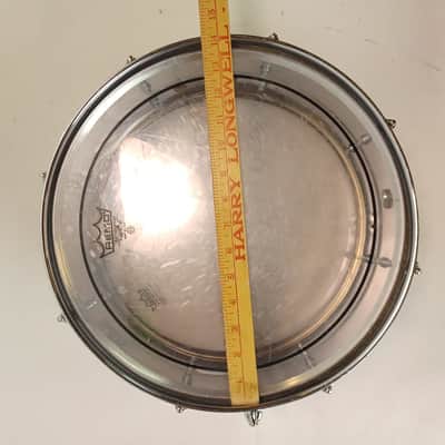 Pearl 5.5x14"Steel Shell Snare Drum 8-Lug Chrome Throw-Off/Butt SS Vintage 2000s image 10