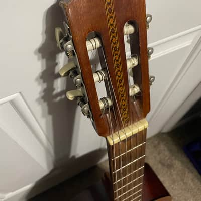 El Degas c80y classical acoustic guitar 1970s - natural image 5