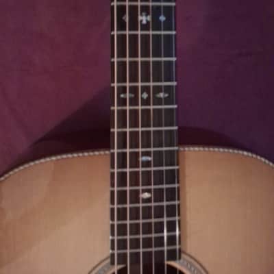 Santa Cruz custom shop Brazilian appointments. war bracing hide glue Adirondack bracing OM Orchestra Model image 7