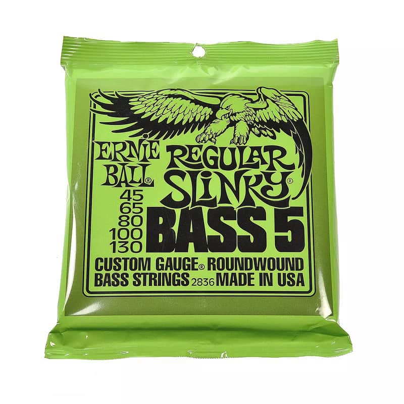 Ernie Ball 2836 Regular Slinky 5-String Nickel Wound Electric Bass Strings image 1