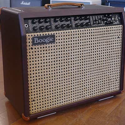 Mesa Boogie Mark V 90-Watt Combo – Wine Red Tolex / Wicker Grille image 2