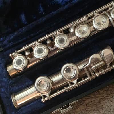 Emerson USA Model 3 Flute – Open Hole, Inline G, C Foot Playable Condition image 3