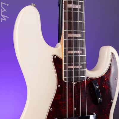 1966 Fender Jazz Bass Refin White image 4