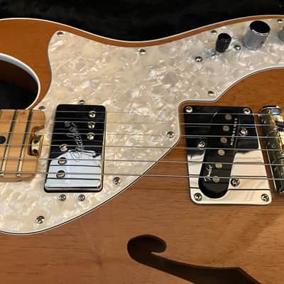 Fender Limited Edition American Elite Mahogany SH Thinline Telecaster in Fender case image 6