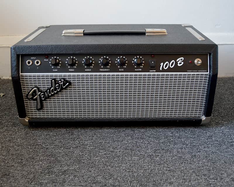 Vintage 1980s Fender 100B Bass Head | Reverb